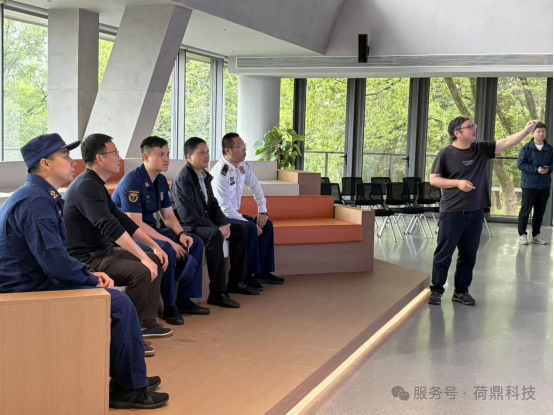 西湖消防大队调研荷鼎科技智慧消防 AI赋能国家湿地公园用电与消防安全